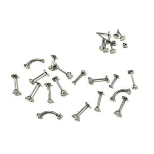 Assorted Stainless Steel Piercing Jewelry